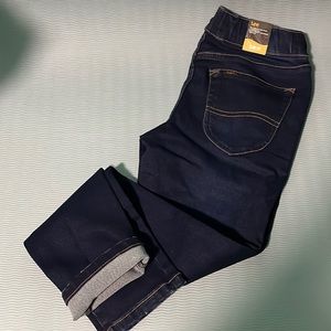 Lee jeans kids, size 12, pull on, cotton 81%, new